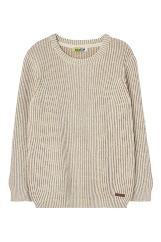 Maglia - Ecrù - Bianco e marrone