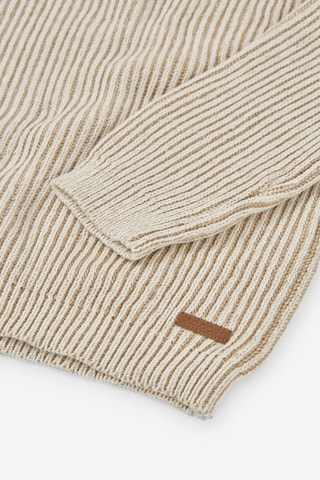 Maglia - Ecrù - Bianco e marrone