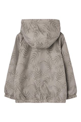 Giacca a vento con cappuccio - Beige - Beige e verde