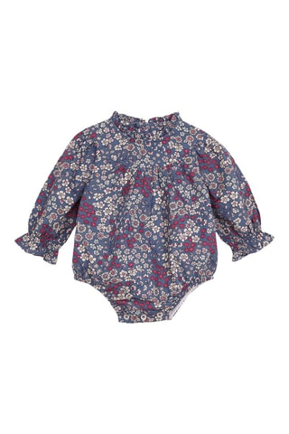 Camicia a body - Viola e rosa