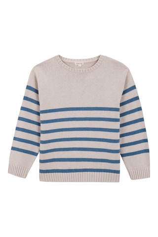 Maglia - Beige e bianco