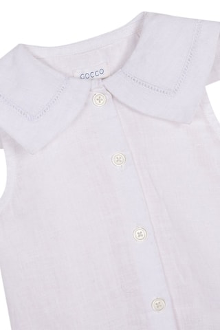 Blusa in lino - Bianco