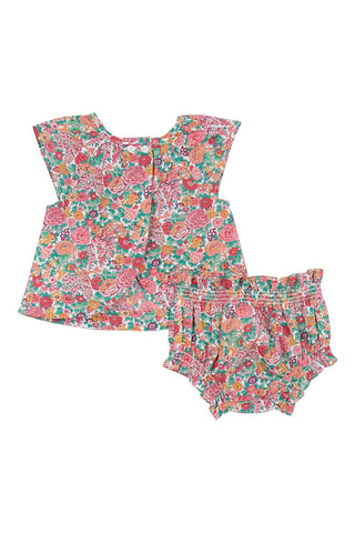 Blusa e bloomer - Rosa