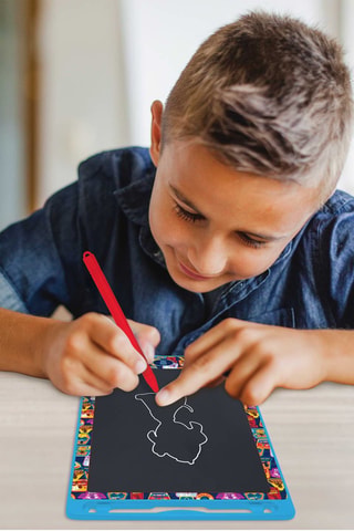 Tablette E-Ink Pat' Patrouille avec pochoirs Dès 3 ans - Rouge et bleu