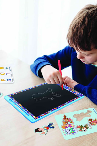 Tablette E-Ink Pat' Patrouille avec pochoirs Dès 3 ans - Rouge et bleu