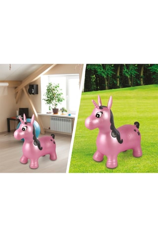 Licorne sauteuse gonflable Dès 3 ans