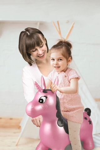 Licorne sauteuse gonflable Dès 3 ans