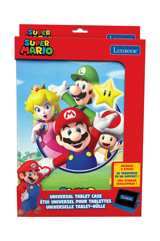 Pochette pour tablettes Universelle 7-10'' Super Mario - Dès 4 ans - Multicolore