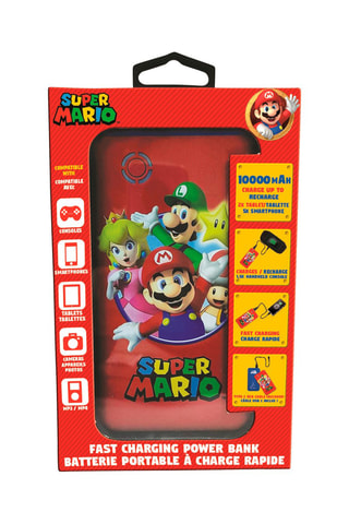 Batterie portable à charge rapide Super Mario