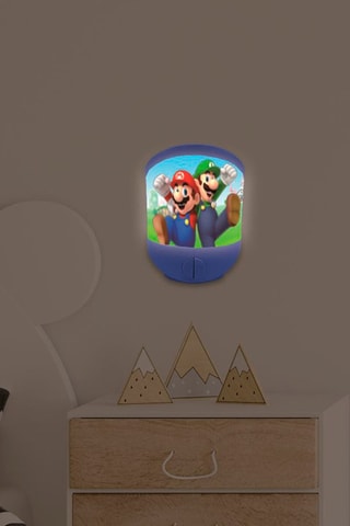 Veilleuse Mario et Luigi Bleu et rouge