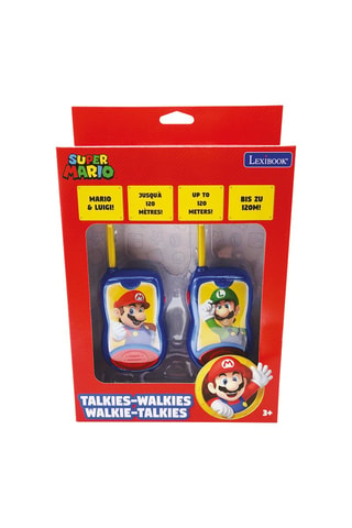 2 talkie-walkies Mario Dès 3 ans