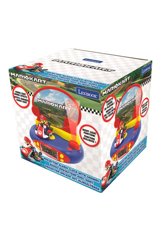 Réveil projecteur avec sons Mario Kart - Bleu
