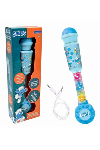 Microphone lumineux Schtroumpfs - Dès 4 ans