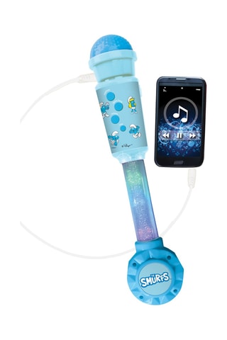 Microphone lumineux Schtroumpfs - Dès 4 ans