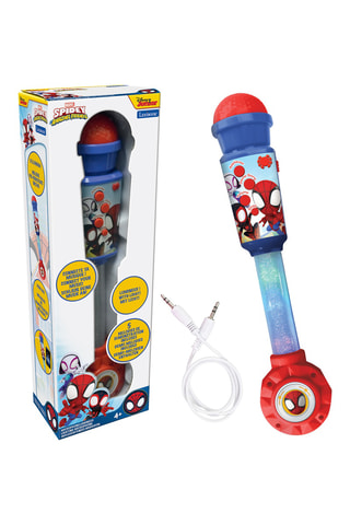Microphone lumineux Spiderman - Dès 4 ans