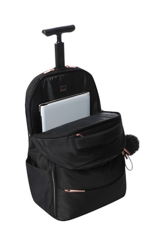 Sac à dos à roulettes - Noir