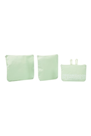6 sets d'organiseurs de voyage - Vert clair - 29,5 x 40 x 7 cm