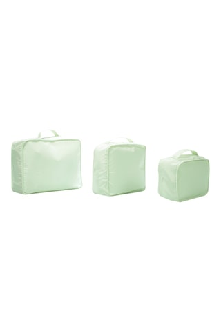 6 sets d'organiseurs de voyage - Vert clair - 29,5 x 40 x 7 cm
