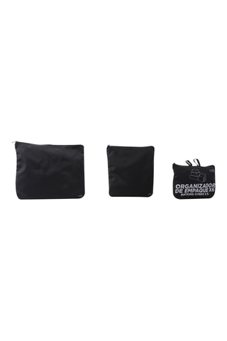 6 sets d'organiseurs de voyage - Noir - 29,5 x 40 x 7 cm