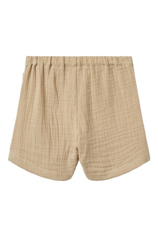 Short de algodón orgánico Luca - Beige