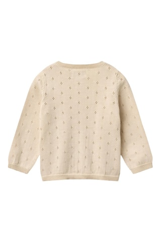 Cárdigan de algodón orgánico - Beige