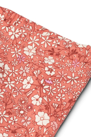 Leggings de algodón orgánico - Blanco y rojo
