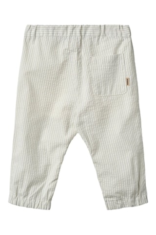 Pantalón de algodón orgánico Andy - Negro, beige y azul
