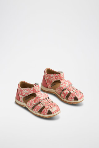 Sandalias de piel Frei - Blanco y naranja