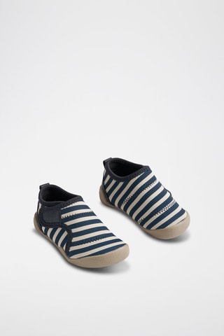 Slip-on Shawn - Beige, bianco e blu