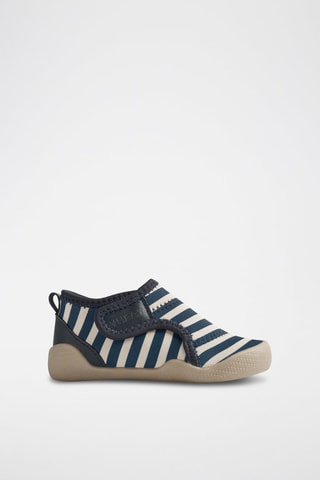 Slip-on Shawn - Beige, bianco e blu