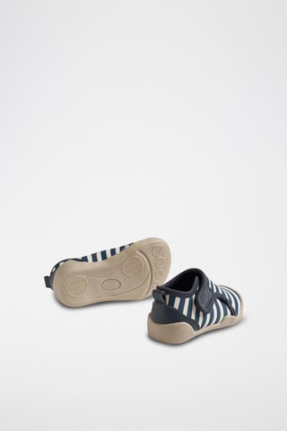 Slip-on Shawn - Beige, bianco e blu