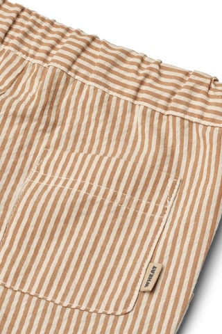 Pantalón de algodón orgánico Andy - Beige y marrón