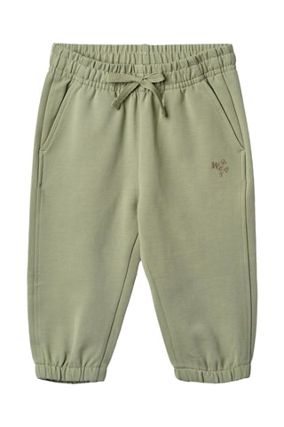 Pantalón de chándal de algodón orgánico Cruz - Verde y marrón