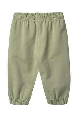 Pantalón de chándal de algodón orgánico Cruz - Verde y marrón