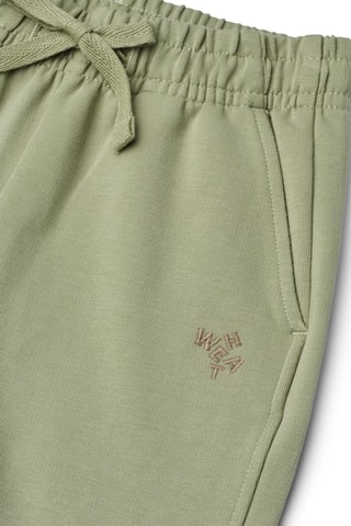 Pantalón de chándal de algodón orgánico Cruz - Verde y marrón