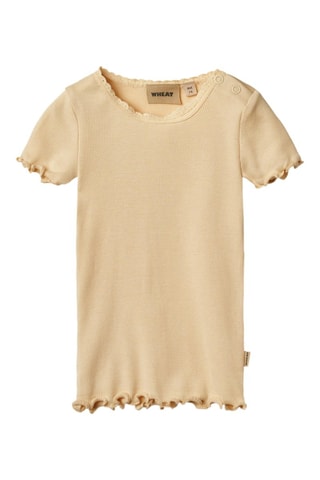 Camiseta de algodón orgánico Katie - Beige