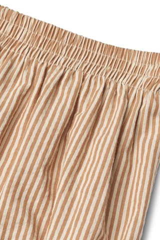 Cubrepañal de algodón orgánico Ollie - Beige y marrón