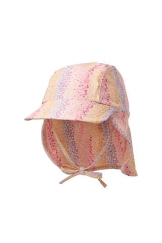 Gorra sahariana Tonga - Rojo, azul, amarillo y violeta