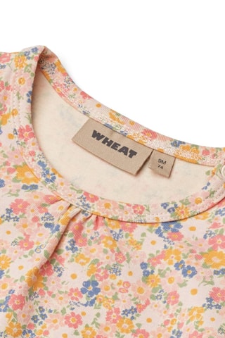 Body de algodón orgánico Liv - Blanco, amarillo y rosa