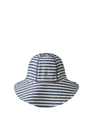 Gorro bucket Bora - Blanco y azul