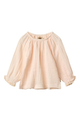 Blusa de algodón orgánico Merle - Rosa