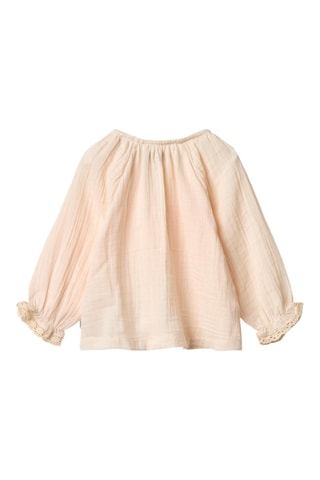 Blusa de algodón orgánico Merle - Rosa
