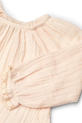 Blusa de algodón orgánico Merle - Rosa