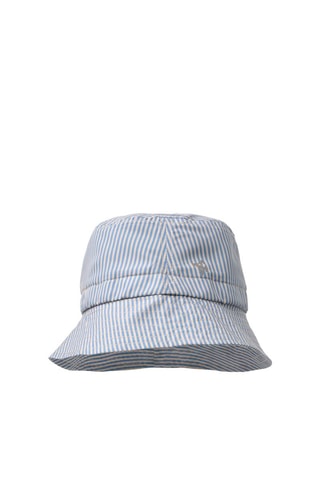 Gorro bucket Tilo - Blanco, azul y gris