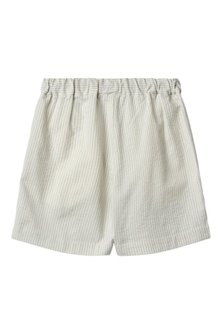 Short de algodón orgánico Cuba - Negro, beige y azul