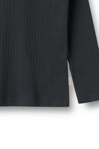 2 camisetas de algodón orgánico - Negro y azul
