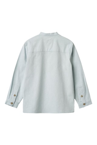 Camisa de algodón orgánico Willum - Azul