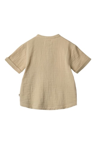 Camiseta de algodón orgánico Svend - Beige