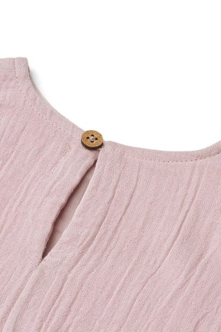 Vestido de algodón orgánico Thit - Violeta