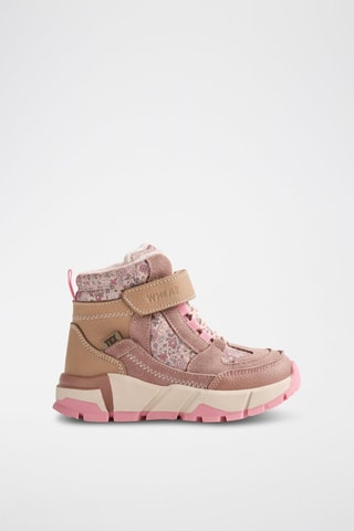 Zapatillas altas de piel - Rosa